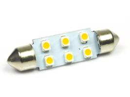 Interlook WW Auto LED žárovka C5W 6 SMD 1210 Teplá bílá 31 mm 12V 932-46