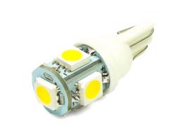 Interlook WW Auto LED žárovka W5W T10 5 SMD 5050 Teplá bílá 12V 940