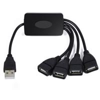 Interlook YT26 | USB splitter - HUB pro 4 USB porty | USB 2.0 hub černá 1878-160