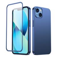 Joyroom 360 Full Case zadní a přední kryt pro iPhone 13 + tvrzené sklo modrý (JR-BP927 blue) 6941237161550