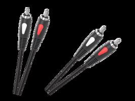 Kabel 2RCA-2RCA 0,5 m Cabletech Eco-Line