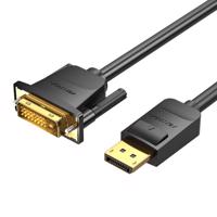 Kabel DisplayPort-DVI 2m Vention HAFBH 1080P 60Hz (černý)