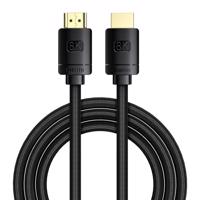 Kabel HDMI 2.1 Baseus High Definition Series, 8K 60Hz, 3D, HDR, 48Gbps, 3m (černý) 026189