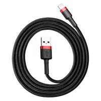 Kabel Lightning USB Baseus Cafule 1,5A 2m (černý/červený) 018157