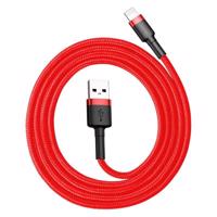 Kabel Lightning USB Baseus Cafule 2,4A 1m (červený) 015822