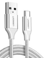 Kabel UGREEN USB na USB-C, QC3.0, 0,25 m (bílý) 017761