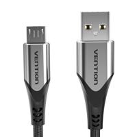 Kabel USB 2.0 A na Micro USB Vention COAHD 3A 0,5 m šedý