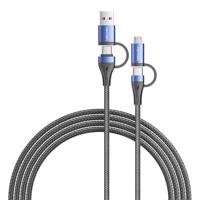 Kabel USB 4 v 1 USB 2.0 Vention CTLLH 1m (černý)