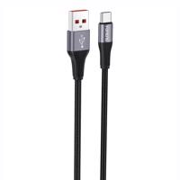 Kabel USB-A na USB-C Foneng X112, 3A, 1m (černý)