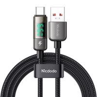 Kabel USB-A na USB-C Mcdodo CA-3630, automatické vypnutí, PD 100W, 1,2 m (černý)