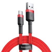 Kabel USB-C Baseus Cafule 2A 2m (červený) 016551