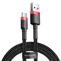 Kabel USB-C Baseus Cafule 2A 2m (červený/černý) 016553