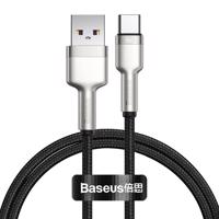 Kabel USB-C Baseus Cafule, 66 W, 1 m (černý) 028765