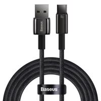 Kabel USB-C Baseus Tungsten Gold, 100 W, 1 m (černý) 038290