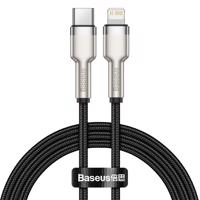 Kabel USB-C na Lightning Baseus Cafule, PD, 20W, 1m (černý) 025080