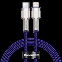 Kabel USB-C na Lightning Baseus Cafule, PD, 20W, 1m (fialový) 029672