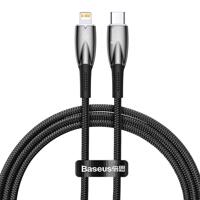 Kabel USB-C na Lightning Baseus Glimmer, 20 W, 1 m (černý) 039861