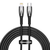 Kabel USB-C na Lightning Baseus Glimmer, 20 W, 2 m (černý) 039864