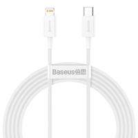 Kabel USB-C na Lightning Baseus Superior Series, 20W, PD, 2m (bílý) 026219