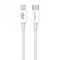 Kabel USB-C na Lightning Foneng X31, 3A, 1m (bílý)