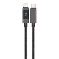 Kabel USB-C na Lightning Foneng XS05 PD27W, 1,2 m (černý)