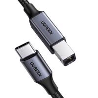 Kabel USB-C na USB-B 2.0 (pro tiskárnu) Ugreen US370, 1 m (černý) 068311