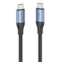 Kabel USB-C na USB-C 240W Vention TAVHF USB 4.0 5A 1m 40Gbps (šedý)