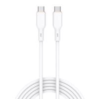 Kabel USB-C na USB-C Aukey CB-SCC102, 100W, 1,8 m (bílý)