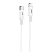 Kabel USB-C na USB-C Foneng X106 60W, 1,2 m (bílý)