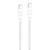 Kabel USB-C na USB-C Foneng XS02 60W, 1,2 m (bílý)