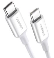 Kabel USB-C na USB-C UGREEN US264, 60W, 0,5 m (bílý) 029837