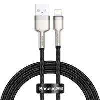 Kabel USB-Lightning Baseus Cafule, 2,4 A, 1 m (černý) 025088