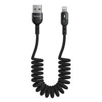 Kabel USB-Lightning, Mcdodo CA-6410, pružinový, 1,8 m (černý)