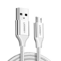 Kabel USB-Micro USB UGREEN QC 3.0 2.4A 2m (bílý) 017757