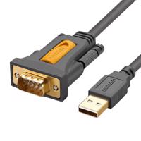 Kabel USB na DB9 RS-232 Ugreen CR104, 2 m (černý) 066626