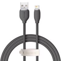 Kabel USB na Lightning Baseus Jelly, 2,4 A 1,2 m (černý) 031222