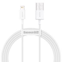 Kabel USB na Lightning Baseus Superior Series, 2,4 A, 1,5 m (bílý) 026222