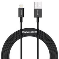 Kabel USB na Lightning Baseus Superior Series, 2,4 A, 1 m (černý) 026619