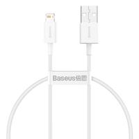 Kabel USB na Lightning Baseus Superior Series, 2,4A, 0,25 m (bílý) 026220