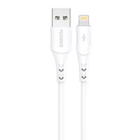 Kabel USB na Lightning Foneng X81, 2,1 A, 1 m (bílý)