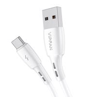 Kabel USB na USB-C Vipfan Racing X05, 3A, 1m (bílý) 036798