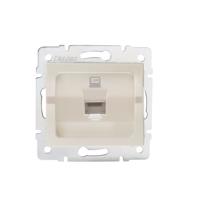 Kanlux 25168 LOGI Datová zásuvka RJ45Cat 6 Jack - krémová