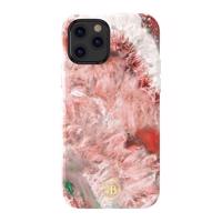 Kingxbar Agate Series elegantní pouzdro s potiskem achátu iPhone 12 mini červené 6959003590299