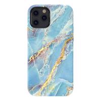 Kingxbar Marble Series elegantní pouzdro s potiskem mramoru iPhone 12 mini modré 6959003590701