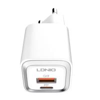 LDNIO A2318M MFi síťová nabíječka, USB-C+USB, USB-C na Lightning 20W 040087