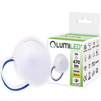 LED modul MR16 INSERT Mléčný 5W = 50W, 120°, 470lm, 3000K Teplá bílá, LUMILED