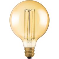 LED žárovka Dekorační LED E27 G125 5,8W = 40W 470lm 2200K Teplá bílá 320° Filament Stmívatelná OSRAM Vintage 1906 OSRVING0175