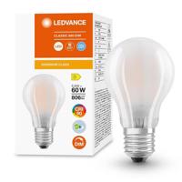 LED žárovka E27 A60 5,8W = 60W 806lm 4000K Neutrální bílá 300° CRI90 Filament Mléčna Stmívatelná LEDVANCE Superior