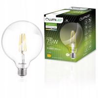 LED žárovka E27 G95 8W = 75W 4000K Neutrální bílá Globe Filament LUMILED