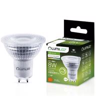 LED žárovka GU10 8W = 80W 650lm 4000K Neutrální bílá Reflektor 36° Stmívatelná Lumiled